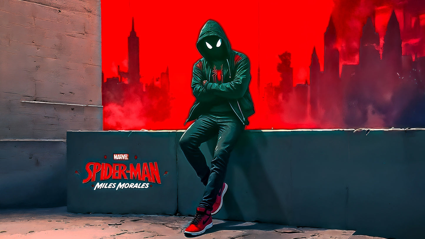 Miles Morales Cityscape Gaming Pad